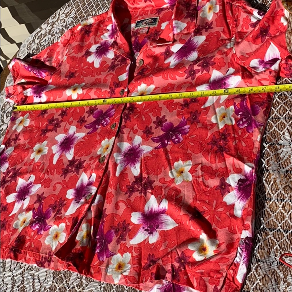 Vintage Floral Hawaiian Shirt 3X - Picture 9 of 13